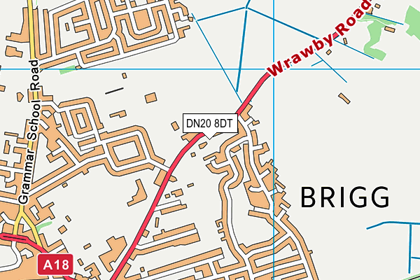 DN20 8DT map - OS VectorMap District (Ordnance Survey) DN20 8DT map - OS VectorMap District (Ordnance Survey)