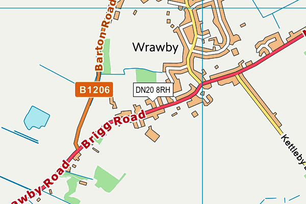 DN20 8RH map - OS VectorMap District (Ordnance Survey) DN20 8RH map - OS VectorMap District (Ordnance Survey)