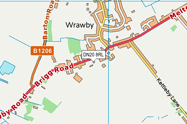 DN20 8RL map - OS VectorMap District (Ordnance Survey) DN20 8RL map - OS VectorMap District (Ordnance Survey)