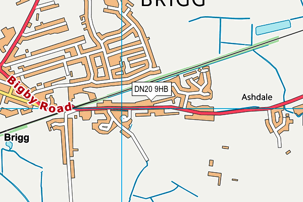 DN20 9HB map - OS VectorMap District (Ordnance Survey) DN20 9HB map - OS VectorMap District (Ordnance Survey)