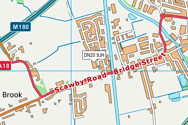DN20 9JH map - OS VectorMap District (Ordnance Survey) DN20 9JH map - OS VectorMap District (Ordnance Survey)