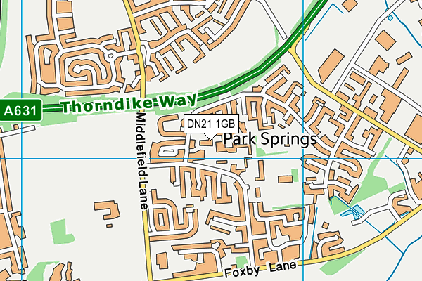 DN21 1GB map - OS VectorMap District (Ordnance Survey) DN21 1GB map - OS VectorMap District (Ordnance Survey)