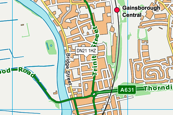 DN21 1HZ map - OS VectorMap District (Ordnance Survey) DN21 1HZ map - OS VectorMap District (Ordnance Survey)