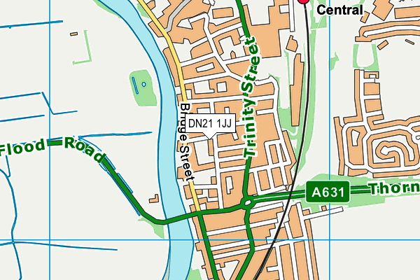 DN21 1JJ map - OS VectorMap District (Ordnance Survey) DN21 1JJ map - OS VectorMap District (Ordnance Survey)