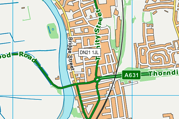 DN21 1JL map - OS VectorMap District (Ordnance Survey) DN21 1JL map - OS VectorMap District (Ordnance Survey)