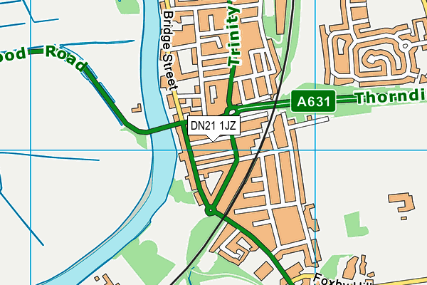 DN21 1JZ map - OS VectorMap District (Ordnance Survey) DN21 1JZ map - OS VectorMap District (Ordnance Survey)