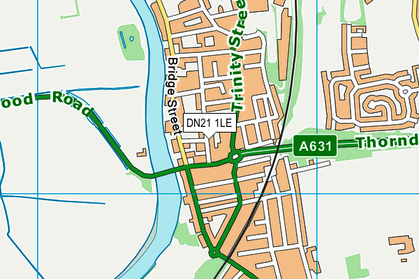 DN21 1LE map - OS VectorMap District (Ordnance Survey) DN21 1LE map - OS VectorMap District (Ordnance Survey)