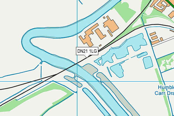 DN21 1LG map - OS VectorMap District (Ordnance Survey) DN21 1LG map - OS VectorMap District (Ordnance Survey)