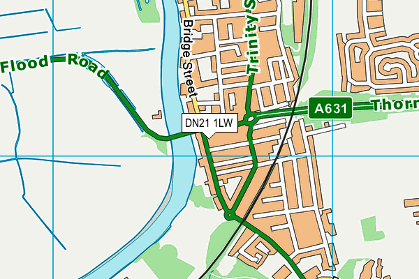 DN21 1LW map - OS VectorMap District (Ordnance Survey) DN21 1LW map - OS VectorMap District (Ordnance Survey)