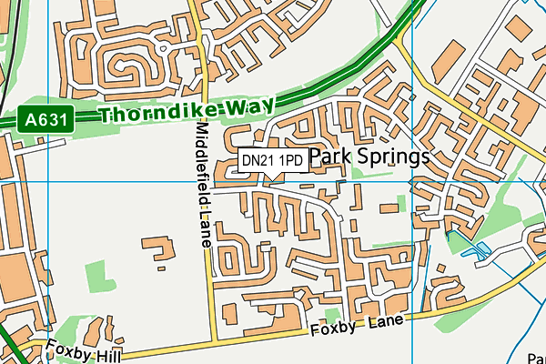 DN21 1PD map - OS VectorMap District (Ordnance Survey) DN21 1PD map - OS VectorMap District (Ordnance Survey)