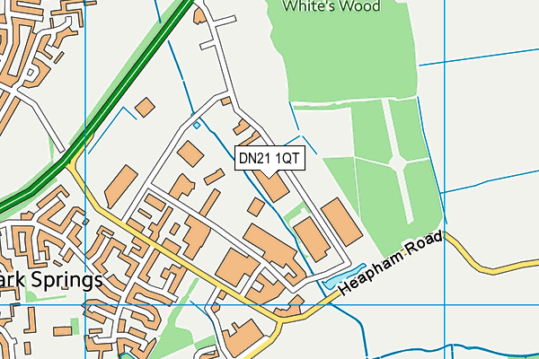 DN21 1QT map - OS VectorMap District (Ordnance Survey) DN21 1QT map - OS VectorMap District (Ordnance Survey)