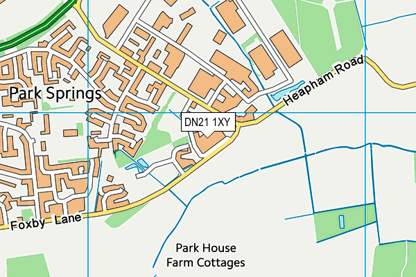 DN21 1XY map - OS VectorMap District (Ordnance Survey) DN21 1XY map - OS VectorMap District (Ordnance Survey)