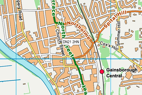 DN21 2HN map - OS VectorMap District (Ordnance Survey) DN21 2HN map - OS VectorMap District (Ordnance Survey)