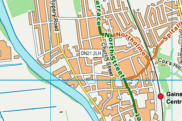 DN21 2LH map - OS VectorMap District (Ordnance Survey) DN21 2LH map - OS VectorMap District (Ordnance Survey)