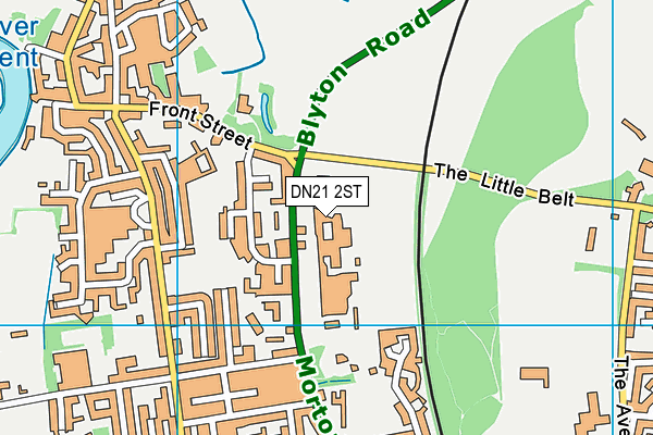 DN21 2ST map - OS VectorMap District (Ordnance Survey) DN21 2ST map - OS VectorMap District (Ordnance Survey)
