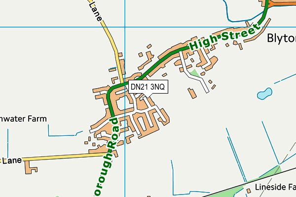 DN21 3NQ map - OS VectorMap District (Ordnance Survey) DN21 3NQ map - OS VectorMap District (Ordnance Survey)