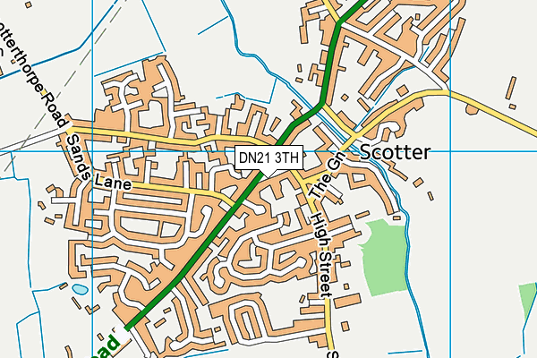 DN21 3TH map - OS VectorMap District (Ordnance Survey) DN21 3TH map - OS VectorMap District (Ordnance Survey)