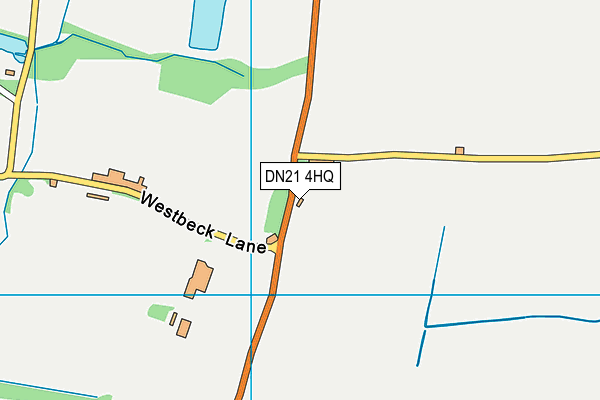 DN21 4HQ map - OS VectorMap District (Ordnance Survey) DN21 4HQ map - OS VectorMap District (Ordnance Survey)
