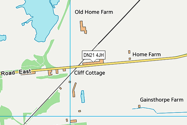 DN21 4JH map - OS VectorMap District (Ordnance Survey) DN21 4JH map - OS VectorMap District (Ordnance Survey)