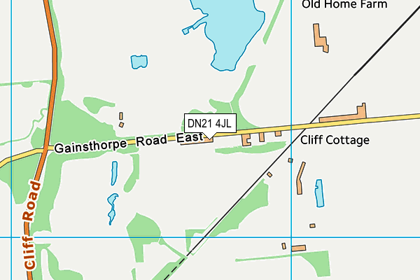 DN21 4JL map - OS VectorMap District (Ordnance Survey) DN21 4JL map - OS VectorMap District (Ordnance Survey)