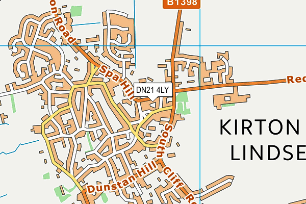 DN21 4LY map - OS VectorMap District (Ordnance Survey) DN21 4LY map - OS VectorMap District (Ordnance Survey)