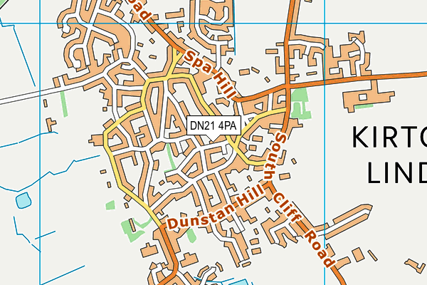 DN21 4PA map - OS VectorMap District (Ordnance Survey) DN21 4PA map - OS VectorMap District (Ordnance Survey)