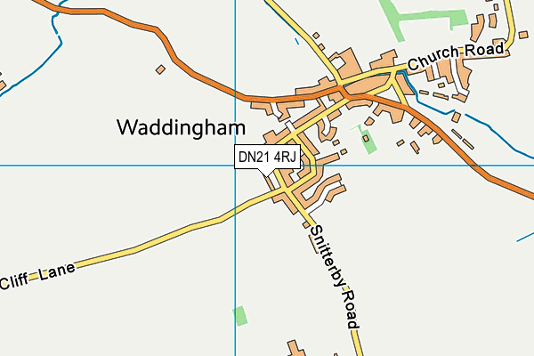 DN21 4RJ map - OS VectorMap District (Ordnance Survey) DN21 4RJ map - OS VectorMap District (Ordnance Survey)