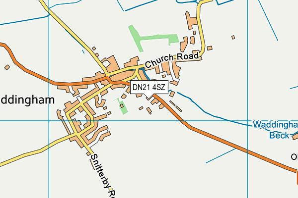 DN21 4SZ map - OS VectorMap District (Ordnance Survey) DN21 4SZ map - OS VectorMap District (Ordnance Survey)