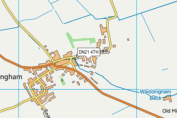 DN21 4TH map - OS VectorMap District (Ordnance Survey) DN21 4TH map - OS VectorMap District (Ordnance Survey)