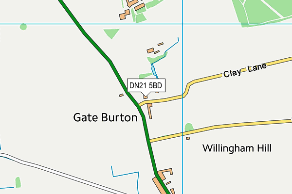 DN21 5BD map - OS VectorMap District (Ordnance Survey) DN21 5BD map - OS VectorMap District (Ordnance Survey)