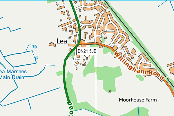 DN21 5JE map - OS VectorMap District (Ordnance Survey) DN21 5JE map - OS VectorMap District (Ordnance Survey)
