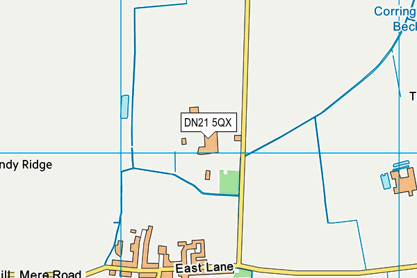 DN21 5QX map - OS VectorMap District (Ordnance Survey) DN21 5QX map - OS VectorMap District (Ordnance Survey)