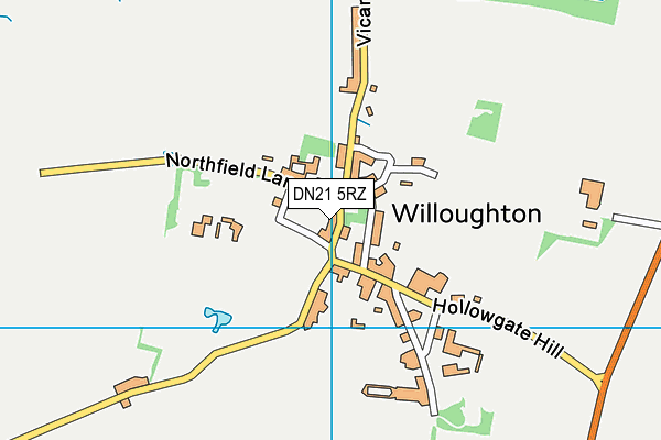 DN21 5RZ map - OS VectorMap District (Ordnance Survey) DN21 5RZ map - OS VectorMap District (Ordnance Survey)
