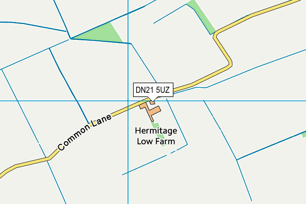 DN21 5UZ map - OS VectorMap District (Ordnance Survey) DN21 5UZ map - OS VectorMap District (Ordnance Survey)