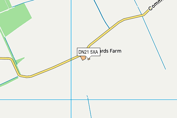 DN21 5XA map - OS VectorMap District (Ordnance Survey) DN21 5XA map - OS VectorMap District (Ordnance Survey)