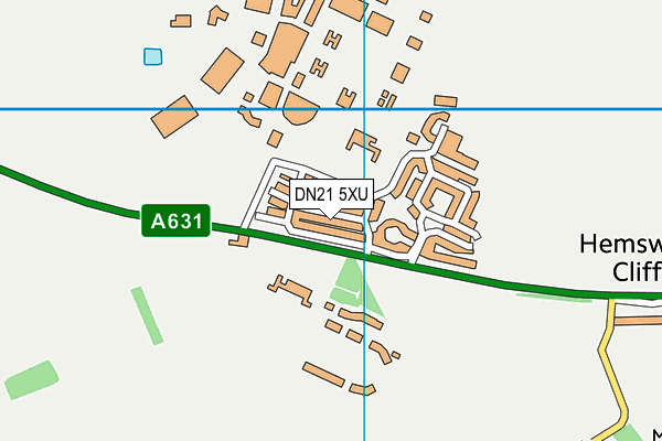 DN21 5XU map - OS VectorMap District (Ordnance Survey) DN21 5XU map - OS VectorMap District (Ordnance Survey)