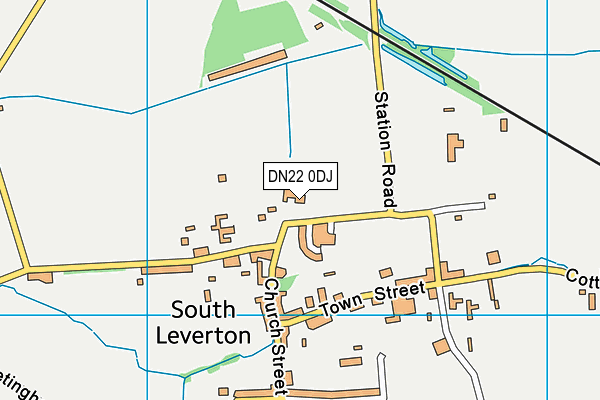 DN22 0DJ map - OS VectorMap District (Ordnance Survey) DN22 0DJ map - OS VectorMap District (Ordnance Survey)