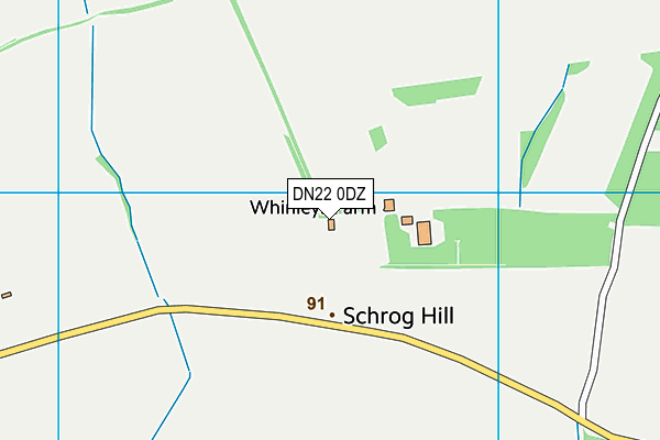 DN22 0DZ map - OS VectorMap District (Ordnance Survey) DN22 0DZ map - OS VectorMap District (Ordnance Survey)