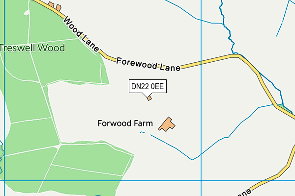 DN22 0EE map - OS VectorMap District (Ordnance Survey) DN22 0EE map - OS VectorMap District (Ordnance Survey)