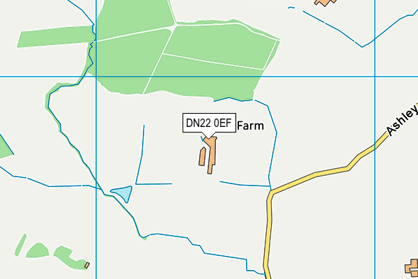 DN22 0EF map - OS VectorMap District (Ordnance Survey) DN22 0EF map - OS VectorMap District (Ordnance Survey)