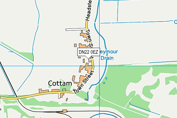 DN22 0EZ map - OS VectorMap District (Ordnance Survey) DN22 0EZ map - OS VectorMap District (Ordnance Survey)