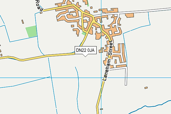 DN22 0JA map - OS VectorMap District (Ordnance Survey) DN22 0JA map - OS VectorMap District (Ordnance Survey)