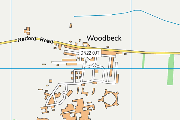 DN22 0JT map - OS VectorMap District (Ordnance Survey) DN22 0JT map - OS VectorMap District (Ordnance Survey)