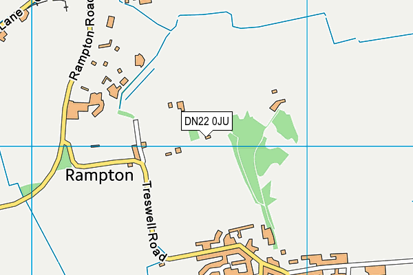 DN22 0JU map - OS VectorMap District (Ordnance Survey) DN22 0JU map - OS VectorMap District (Ordnance Survey)