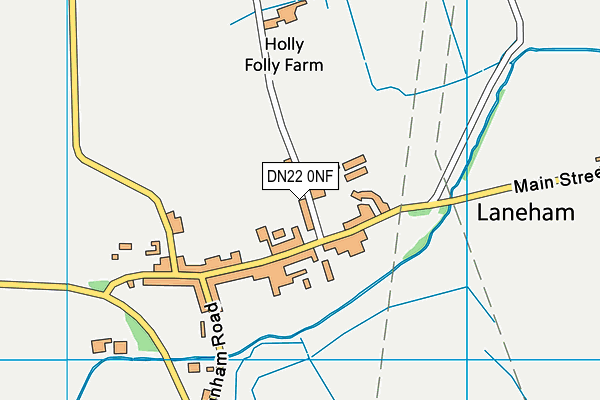 DN22 0NF map - OS VectorMap District (Ordnance Survey) DN22 0NF map - OS VectorMap District (Ordnance Survey)