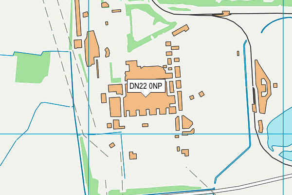 DN22 0NP map - OS VectorMap District (Ordnance Survey) DN22 0NP map - OS VectorMap District (Ordnance Survey)