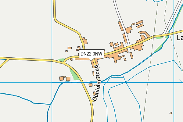 DN22 0NW map - OS VectorMap District (Ordnance Survey) DN22 0NW map - OS VectorMap District (Ordnance Survey)