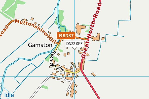 DN22 0PF map - OS VectorMap District (Ordnance Survey) DN22 0PF map - OS VectorMap District (Ordnance Survey)