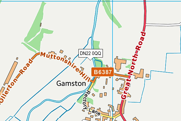 DN22 0QQ map - OS VectorMap District (Ordnance Survey) DN22 0QQ map - OS VectorMap District (Ordnance Survey)