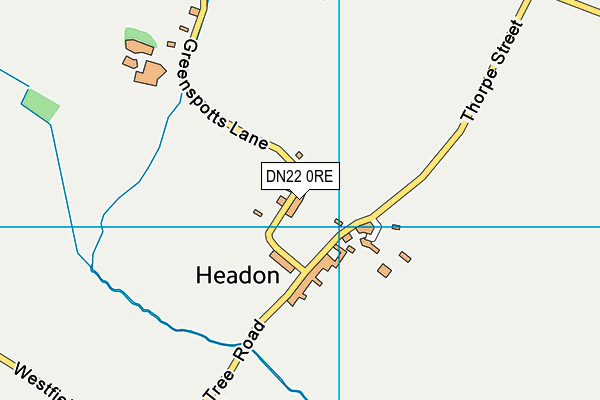 DN22 0RE map - OS VectorMap District (Ordnance Survey) DN22 0RE map - OS VectorMap District (Ordnance Survey)